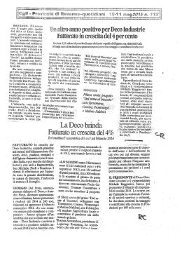 lunedì 11 maggio 2015