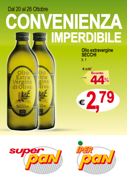 Dal 20 al 26 Ottobre