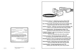 &bull; The Protector System&trade; - Safety Reversing Sensor