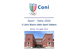 Sport - Italia 2020