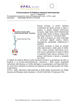 comunicazione interesse internazionale