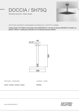DOCCIA / SH75Q - Antonio Frattini