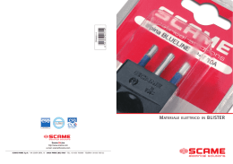 MATERIALE ELETTRICO IN BLISTER