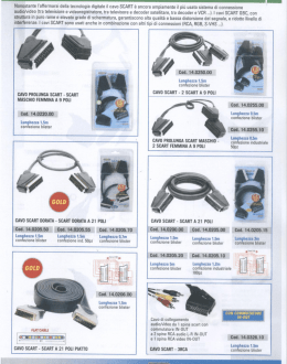 interferenze. I cavi SCART sono usati anche in