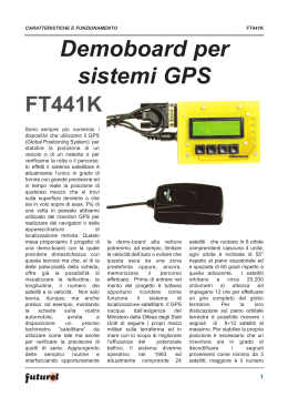 Demoboard per sistemi GPS