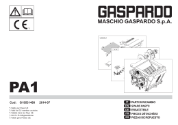 Spare Parts PA1 2014-07 - Maschio Deutschland GmbH