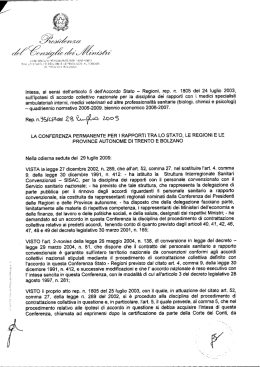 Visualizza documento pdf - Conferenza Stato Regioni