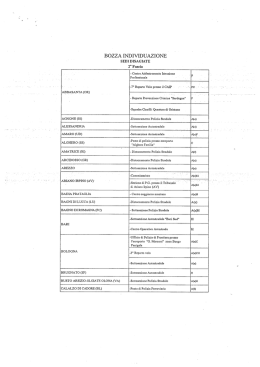 sedi disagiate II fascia