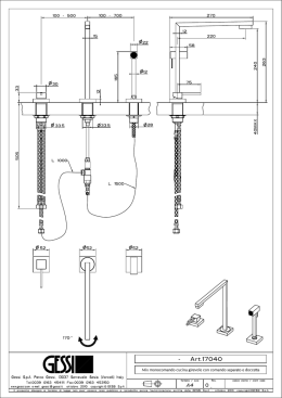 Page 1 100 - 500 @ - Art.17040 | Mix monocomando cucina girevole