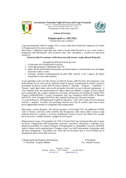 In una splendida cornice del Mar Grande nel golfo di Taranto della