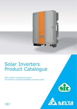 SIT- Delta Solivia/Inverter energia solare