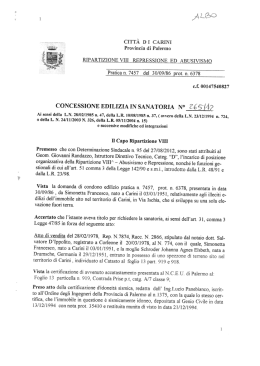 erwà e i CÀRE€E - Comune di Carini