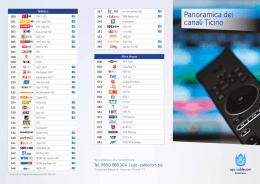 Panoramica dei canali Ticino