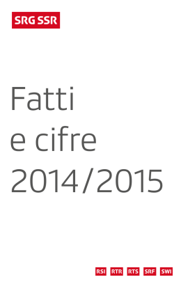 Fatti e cifre 2014/2015