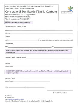 SEPA - Consorzio di Bonifica dell`Emilia Centrale