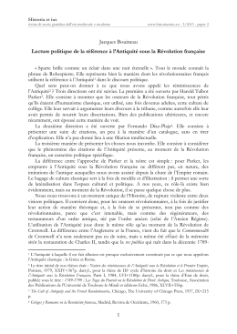 Jacques Bouineau Lecture politique de la référence