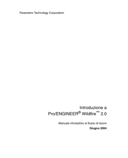 Introduzione a Pro/ENGINEER Wildfire 2.0