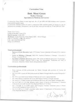 CV Greco - Comune di Cannara
