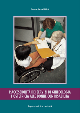 l`accessibilit&agrave; dei servizi di ginecologia e ostetricia alle