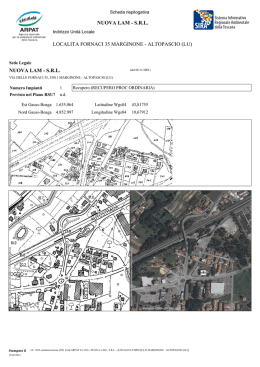 nuova lam - srl nuova lam - srl - SIRA