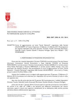 Vedi determina - WordPress.com