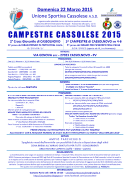 CAMPESTRE CASSOLESE 2015