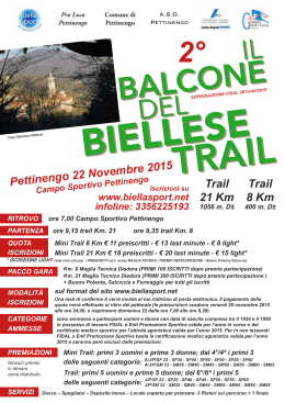 Trail - Fidal Piemonte