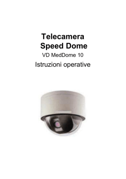 Telecamera Speed Dome