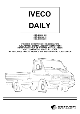 IVECO DAILY - Giordano Benicchi home page