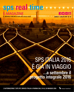 luglio 2015 n. 43 - SPS IPC Drives Italia