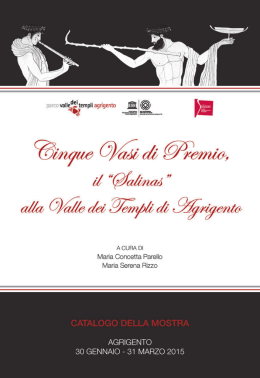 5 vasi premio - Parco dei templi