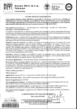 avviso appalto aggiudicato