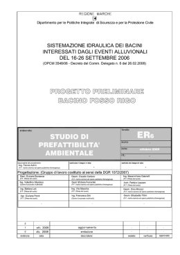 studio di prefattibilit&agrave; ambientale