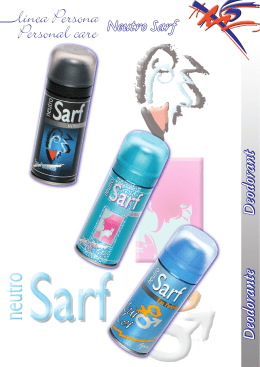 Neutro Sarf Deodorante Uomo Spray 100 ml Neutro Sarf