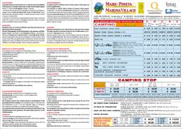 Scarica il listino - Camping Mare e Pineta