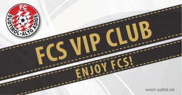 FCS VIP CLUB - FC Südtirol