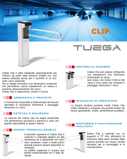 controllo accesso meccanica di precisione - TUEGA