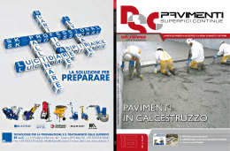 PAVIMENTI IN CALCESTRUZZO