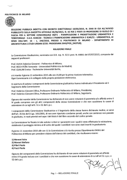 territoriale - ssd icar/zo - tecnica e pianificazione urbanistica e icar/21