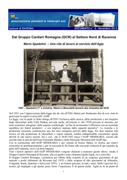 Dal GCR al Settore Nord Ravenna. Di A. Miserocchi
