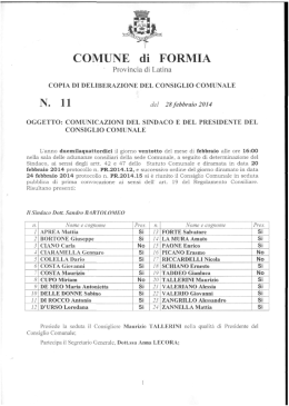 COMUNE di FORMIA