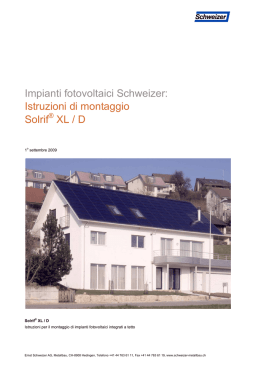 Manuale Installazione Schweizer