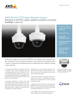 AXIS P5512/-E PTZ Dome Network Camera
