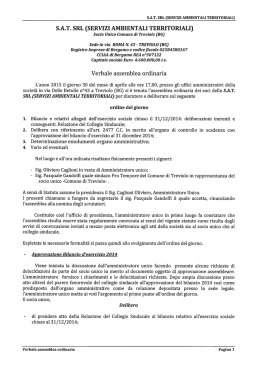 S.A.T. SRL [SERVIZI AMBIENTALI TERRITORIALI)