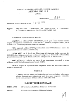 Delibera del 18 Febbraio 2003, N.373