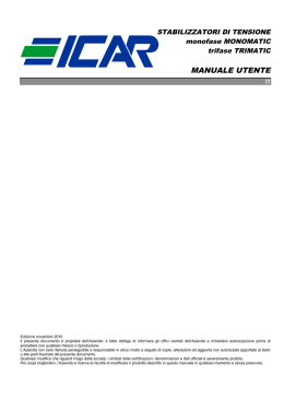 MANUALE UTENTE
