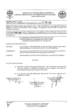 Deliberazione n. 57 del 21.01.2015