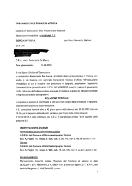 TRIBUNALE CIVILE PENALE DI VERONA