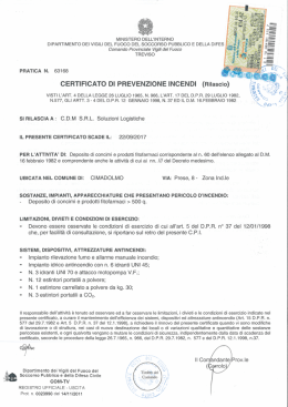 ministero dell`interno 22/09/2017 - CDM srl