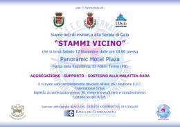 “STAMMI VICINO” - Syndrome EEC International